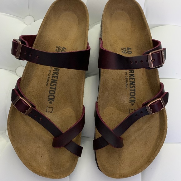 birkenstock mayari zinfandel oiled leather